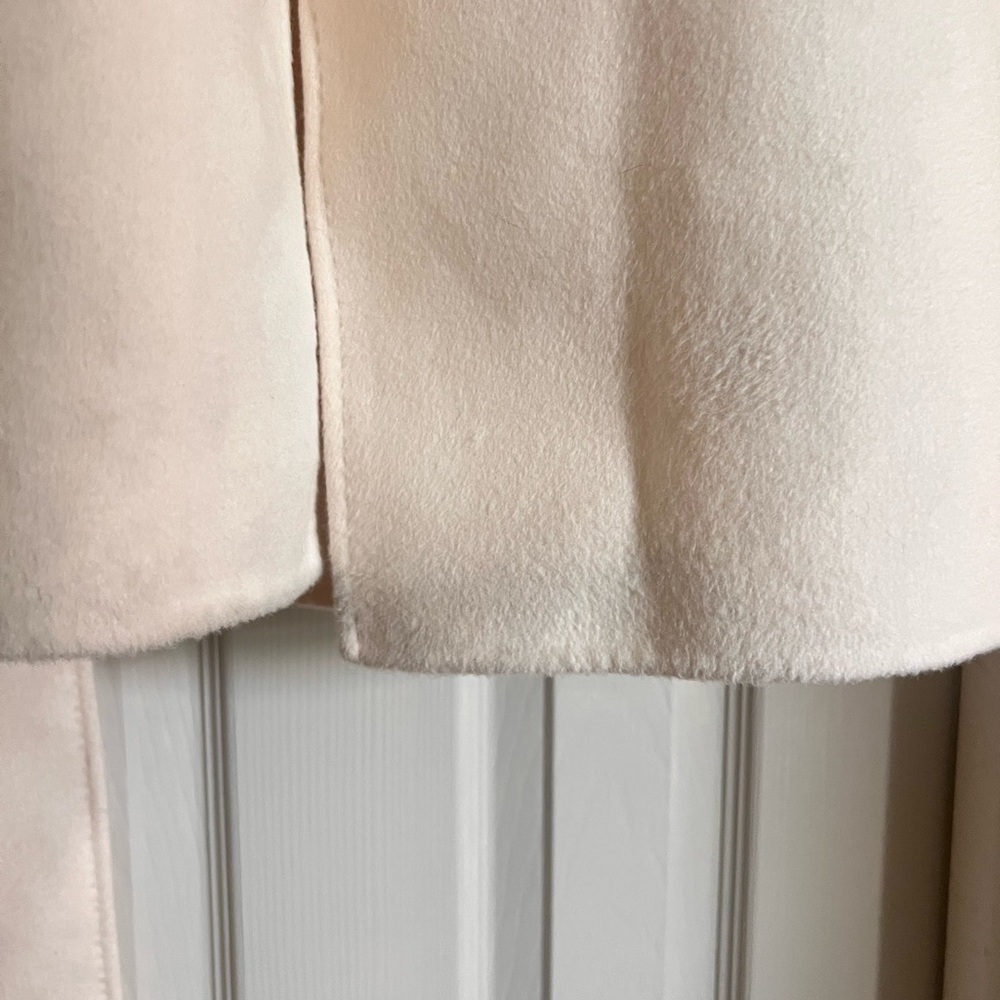 Reiss Cream Double-Breasted Belted Trench Coat - Picture 8 of 11